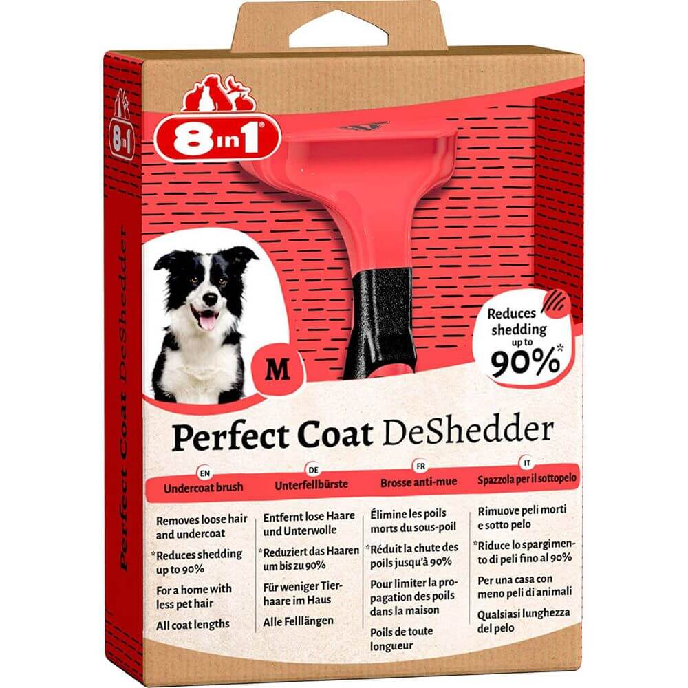 8in1 Dog comb M - effective undercoat combing