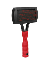 Brosse de chat doux avec une poignée en caoutchouc 10x17 cm