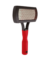Brosse de chat doux avec une poignée en caoutchouc 10x17 cm