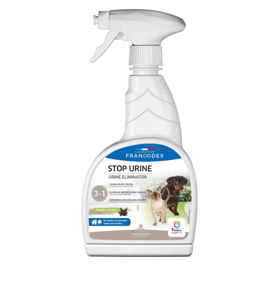 Francodex Spray Stop Urine - Rimuove l'urina e gli odori, 750 ml
