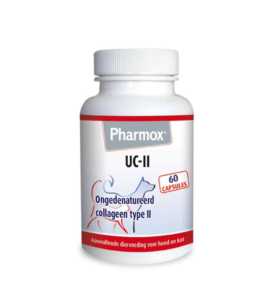 Pharmox UC-II-collagène pour un chien et un chat, 60 casquettes.
