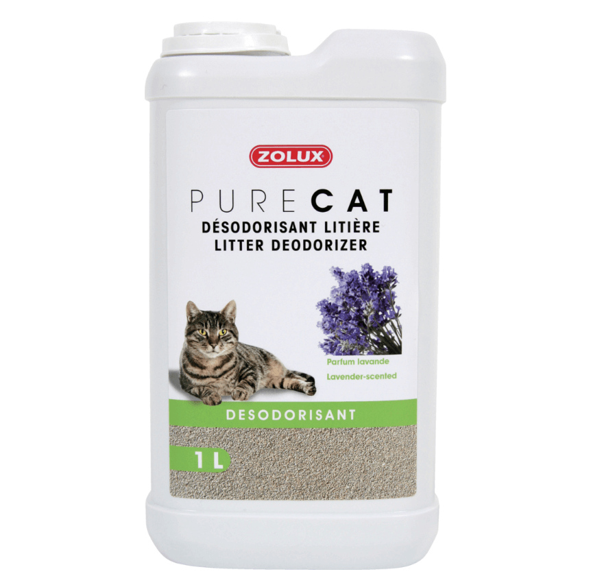 ZOLUX PURECAT Dezodorant do żwirku lawendowy 1L