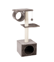 San Fernando Scratching Post 106 cm with Hammock, Gray