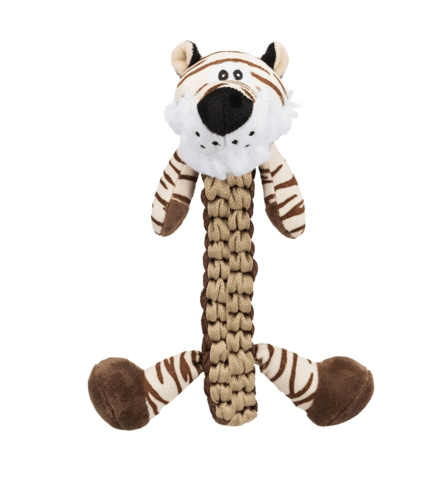 Tigre de juguete para perros con sonido - 28 cm