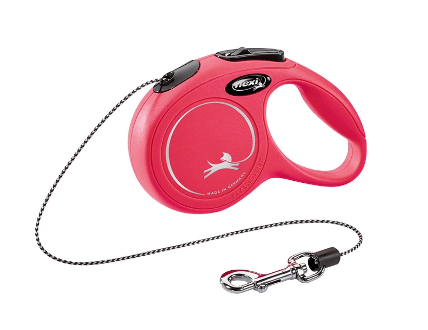 Flexi New Classic Xs Red 3M Leash pour les petits chiens