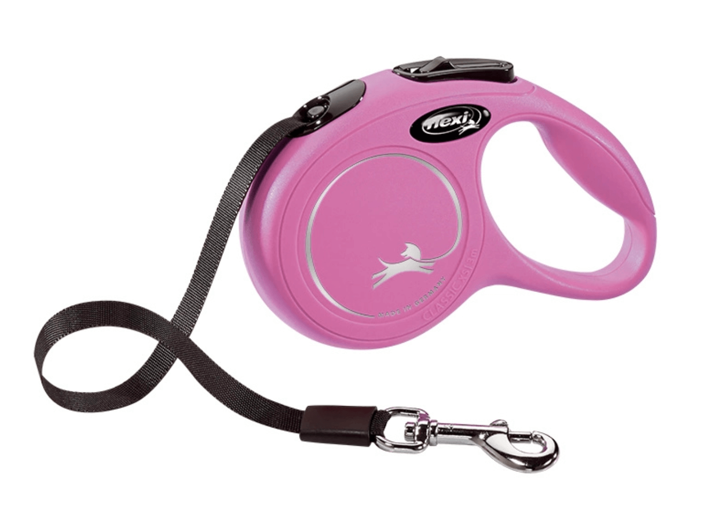 Flexi Automatic Lash for the New Classic Dog 3M et 5M Pink Ruban