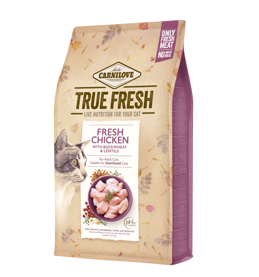 Carnilove True Fresh Kurczak – dla dorosłych i sterylizowanych kotów