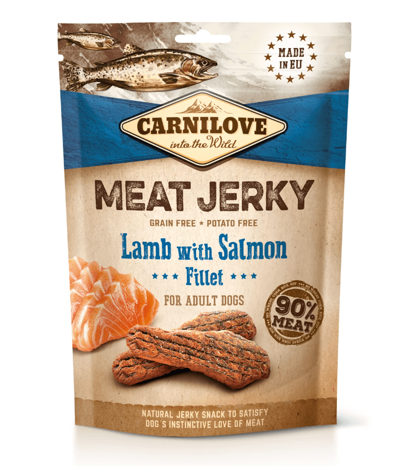 Carnilove Jerky Jagniacie & Salmon 100G - 90% Fleisch