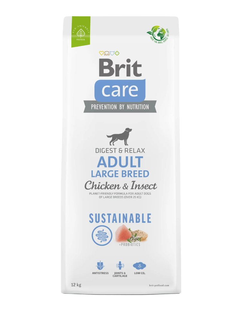 Brit Care Raza grande: pollo e insectos, fórmula ecológica