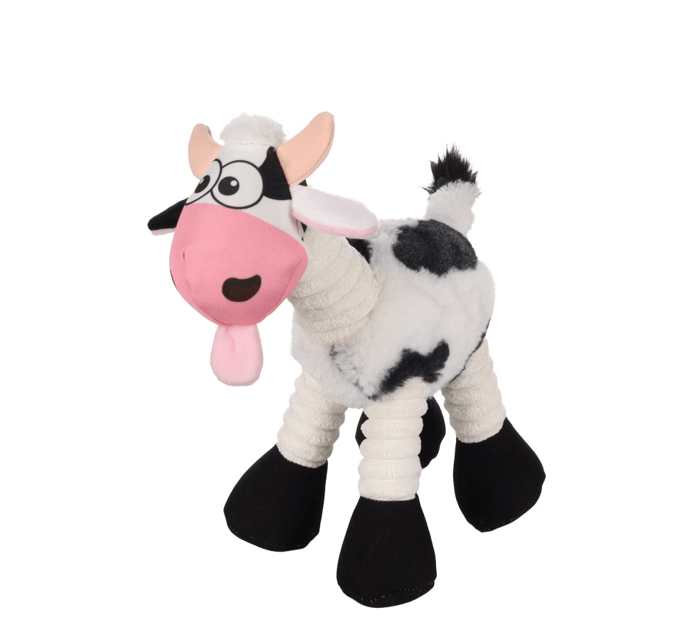 Flamanto vache - un jouet en peluche avec une pipe pour un chien