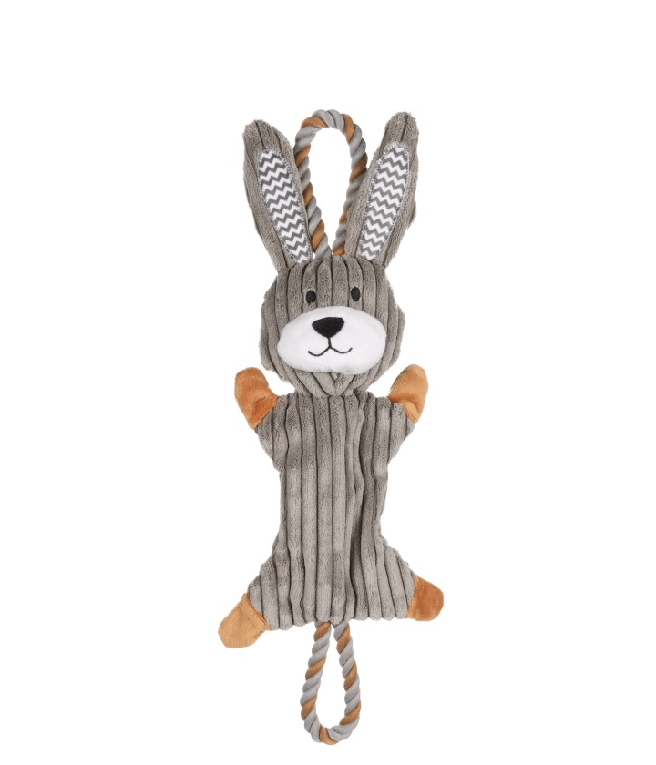 Flamingo Rabbit Gommy - Un peluche con una corda e un suono