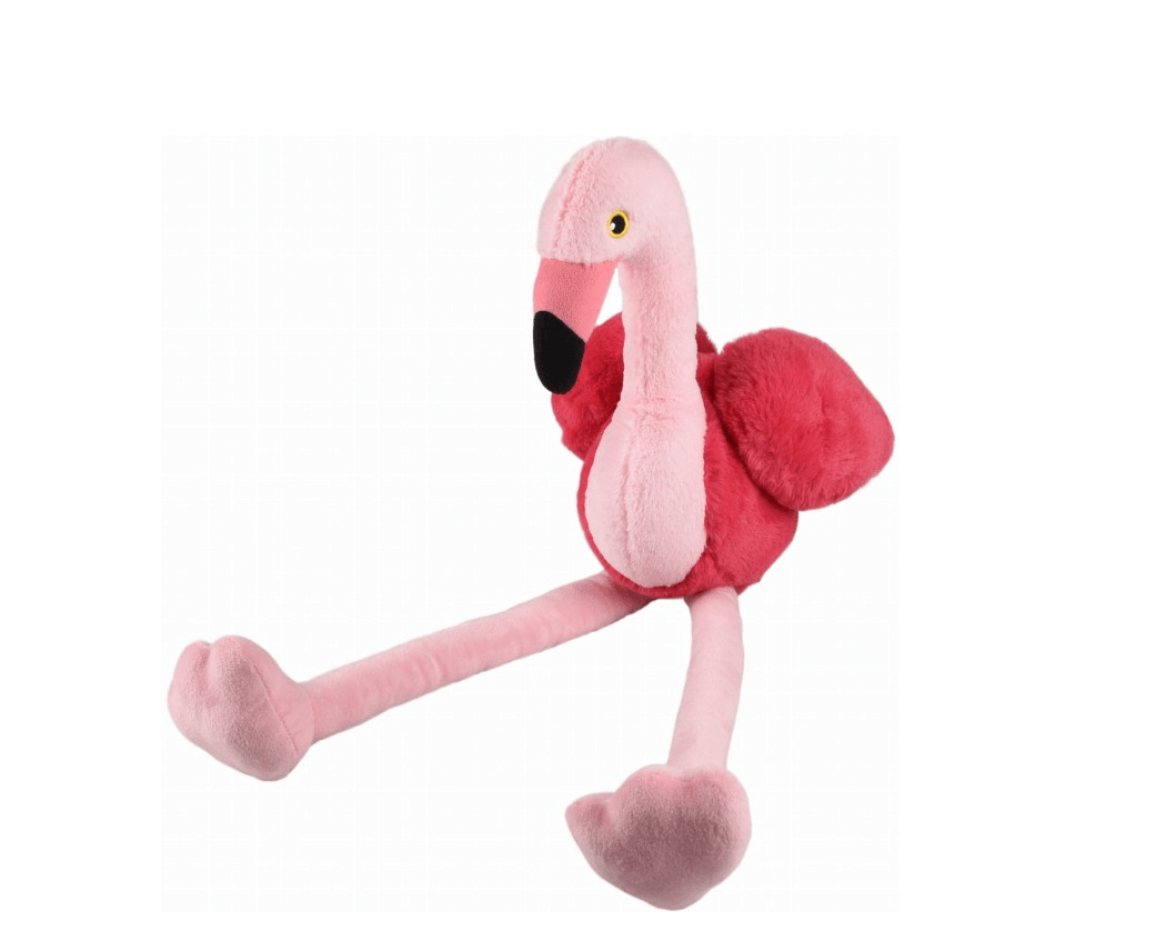 Flamingo large flamingo - a plush mascot for a dog