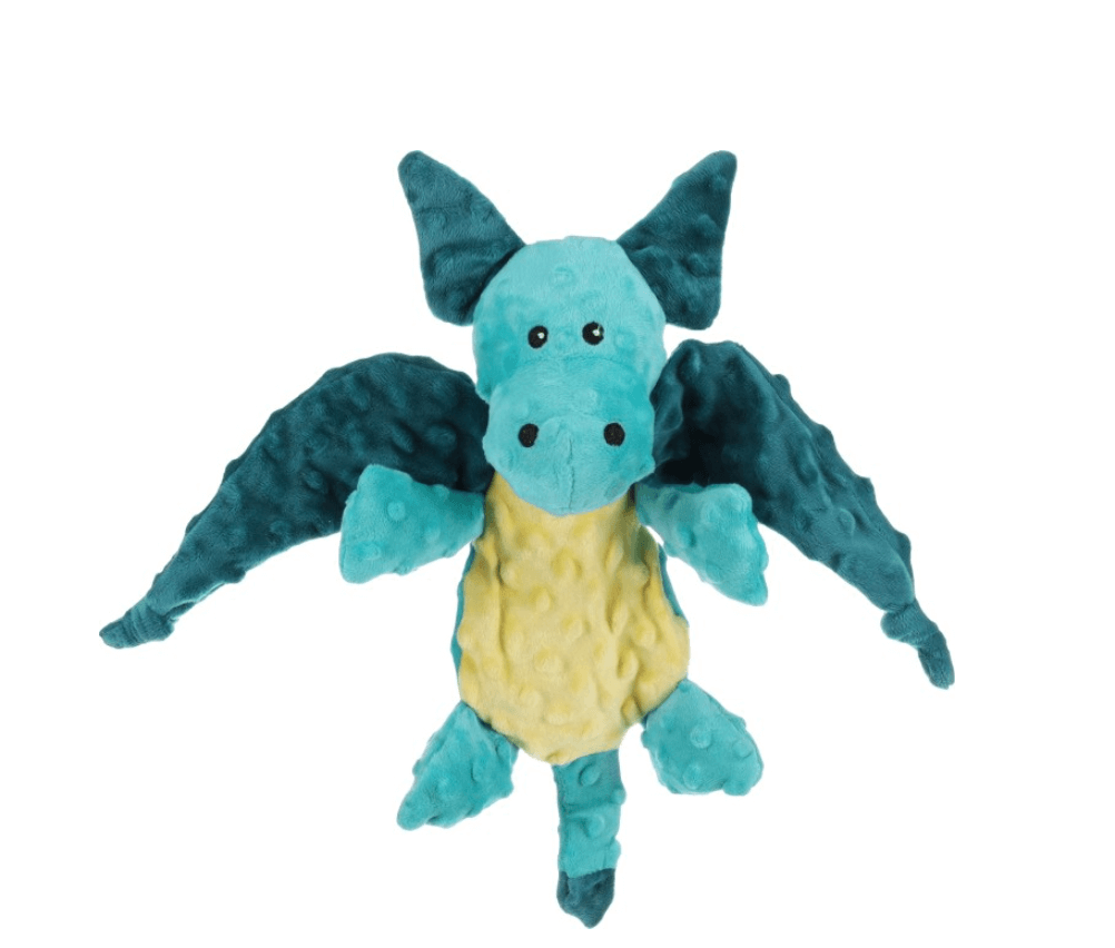 Flamingo Smok - giocattolo di peluche turchese con tubo