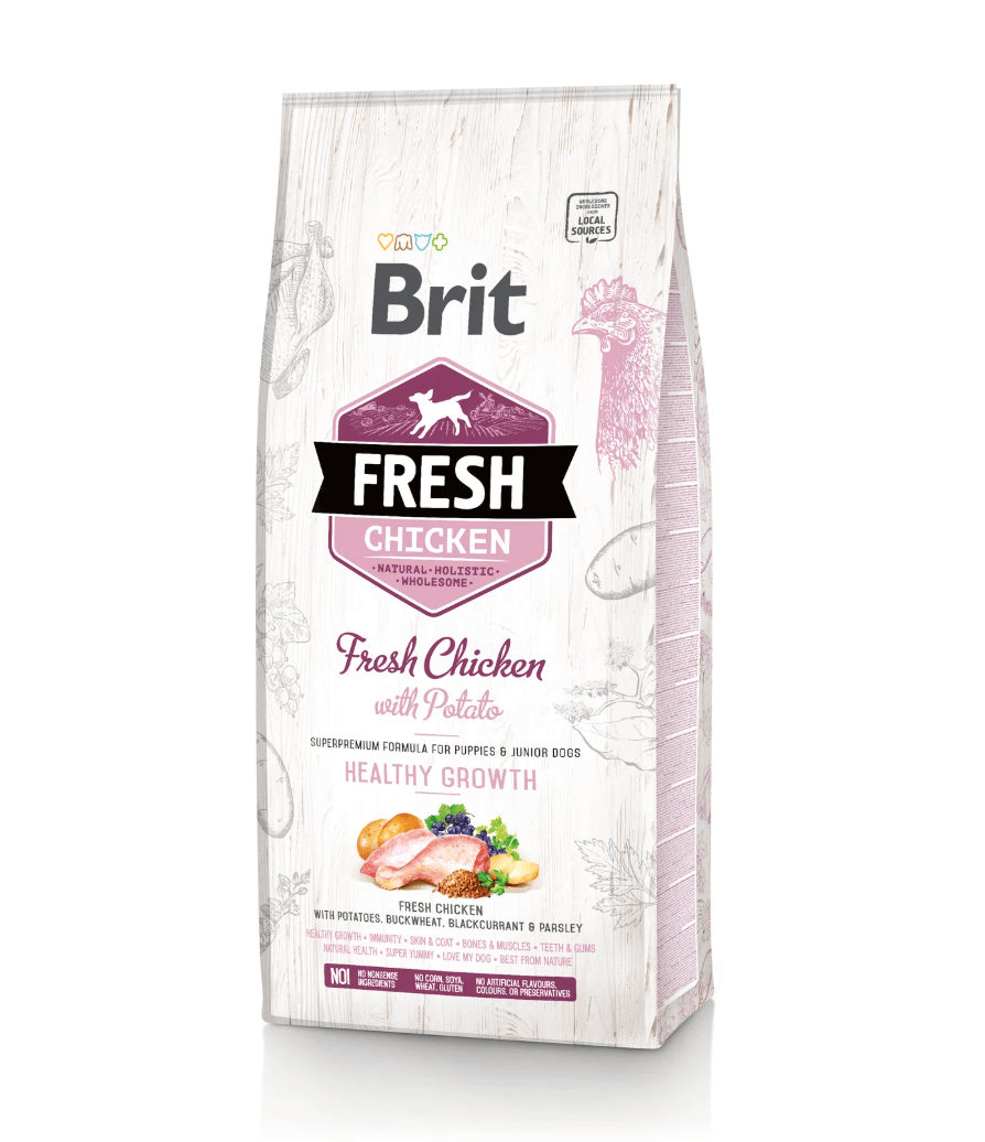 Brit Fresh Puppy with chicken - healthy development of puppies
