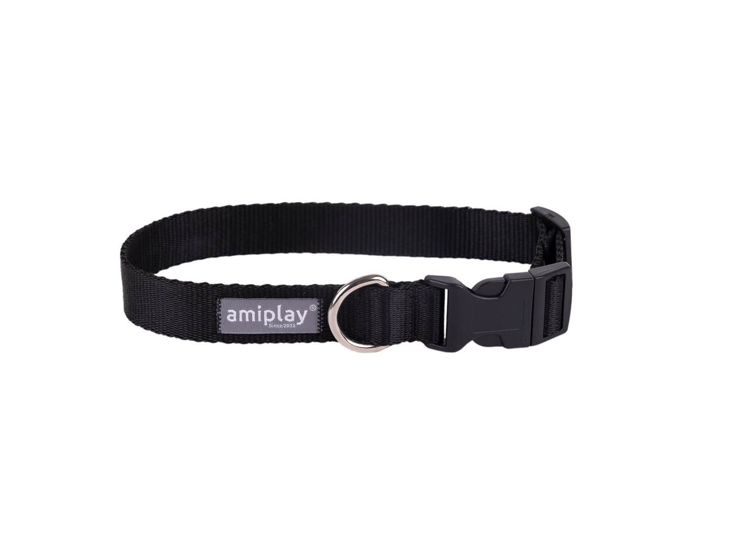 Cuello de perro con calma negra regulada