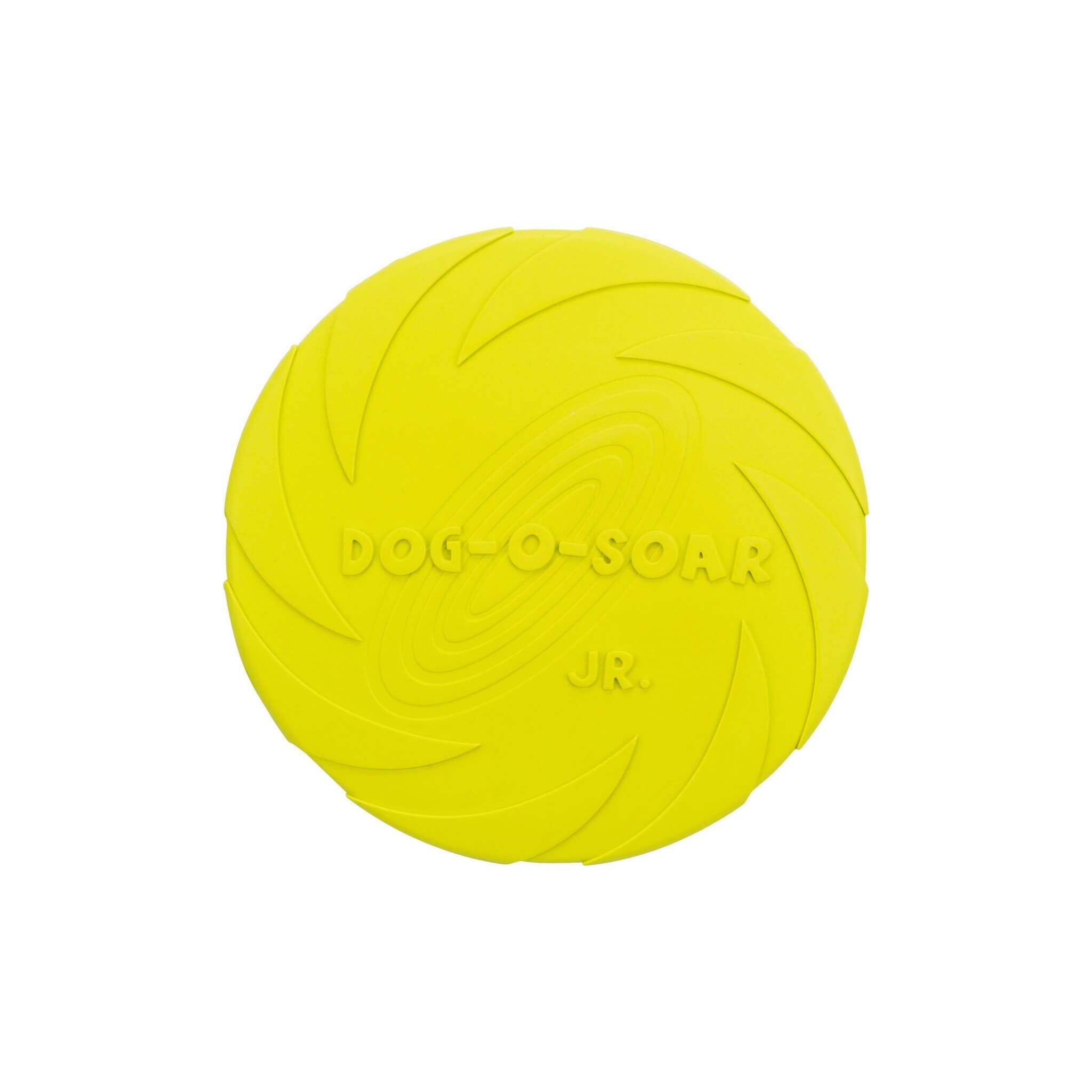 Dog Disc Natural Rubber 15cm - Lime