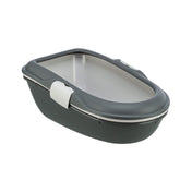 Berto Litter Box con sistema di screening grigio 59 cm