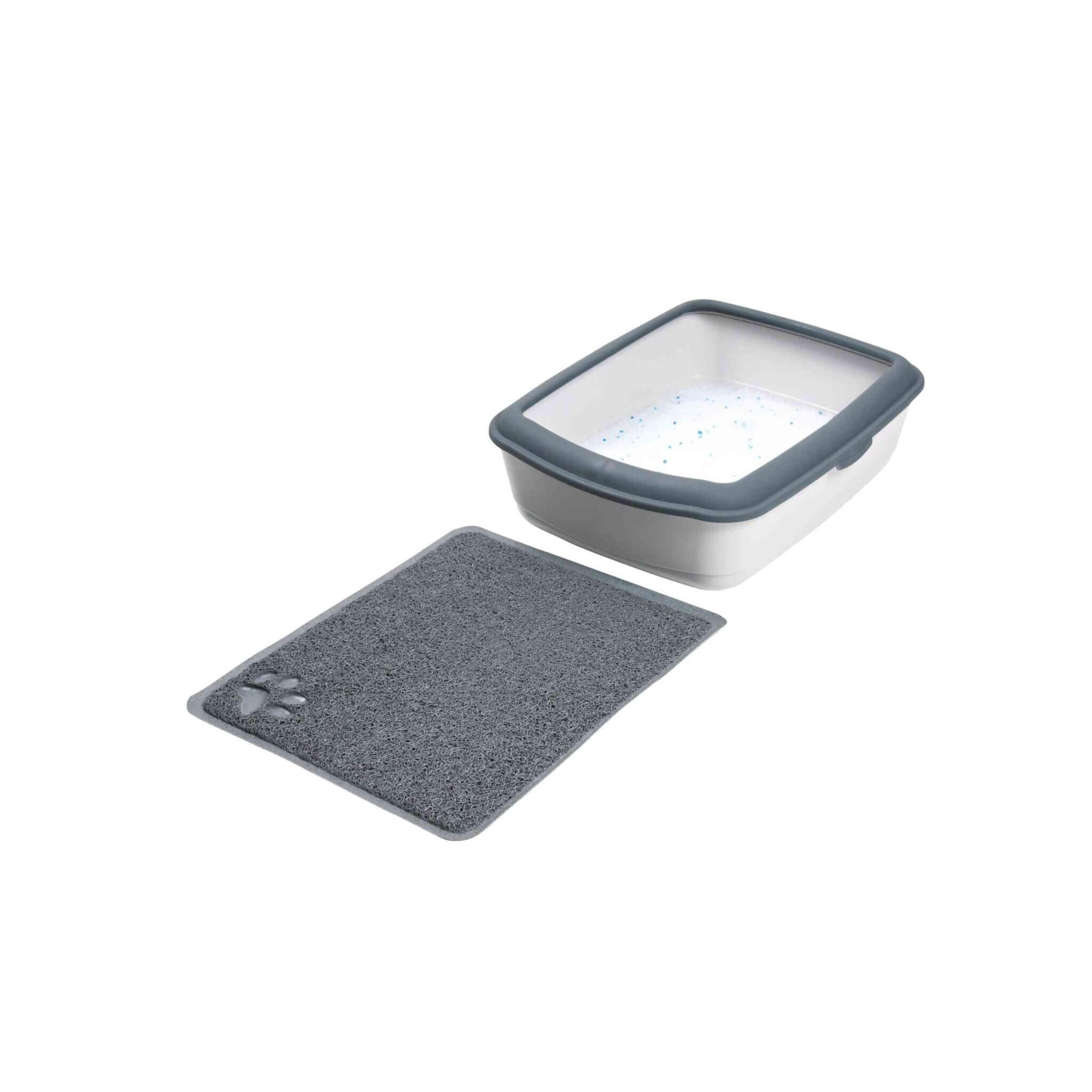 Matte für PVC -Katzentoilette 37 × 45 cm Anthrazit