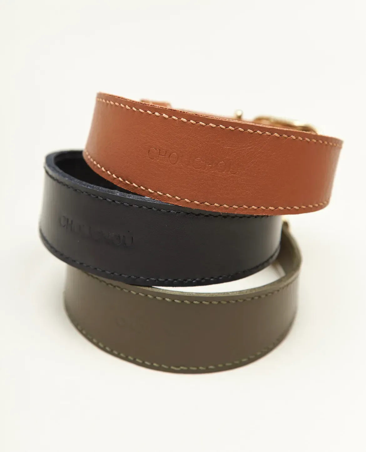 "Almond" dog collar - lightness, comfort and handcraft