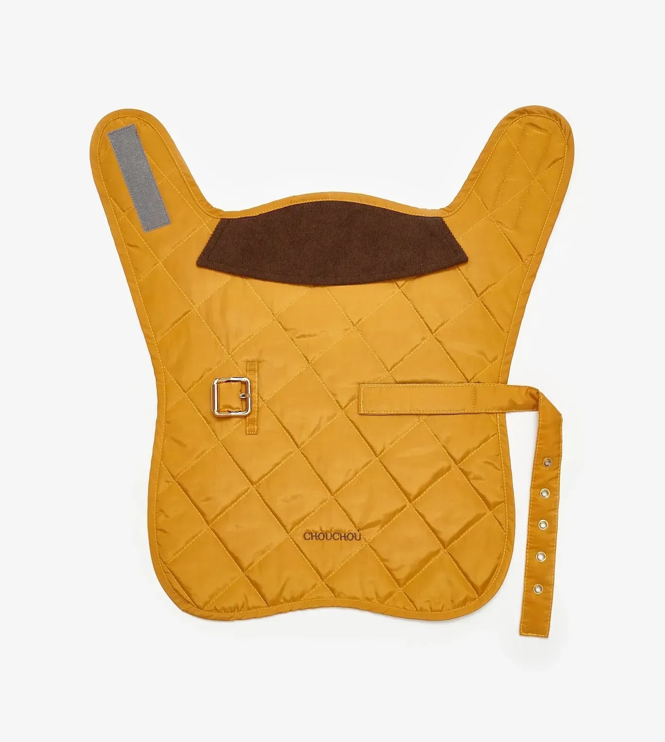 Rayer pour chiens dans une couleur de moutarde