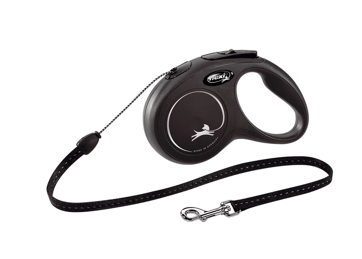 Flexi New Classic Black Automatic Lash 8m