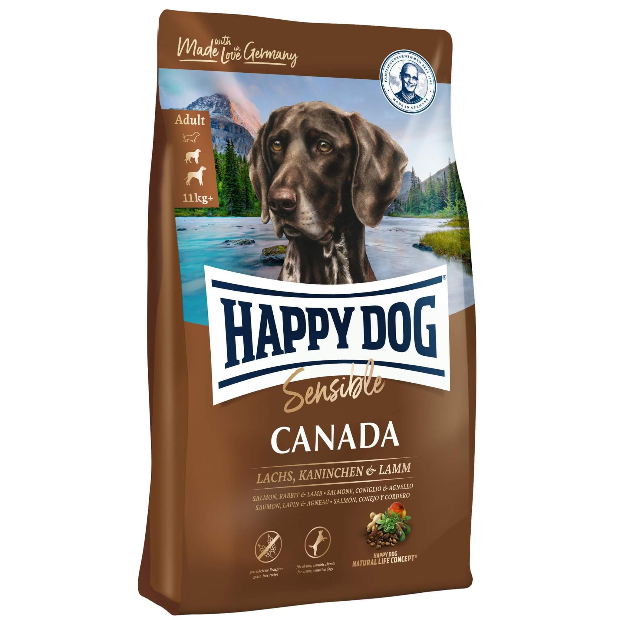 Happy Dog Canada - Salmone e cibo di coniglio