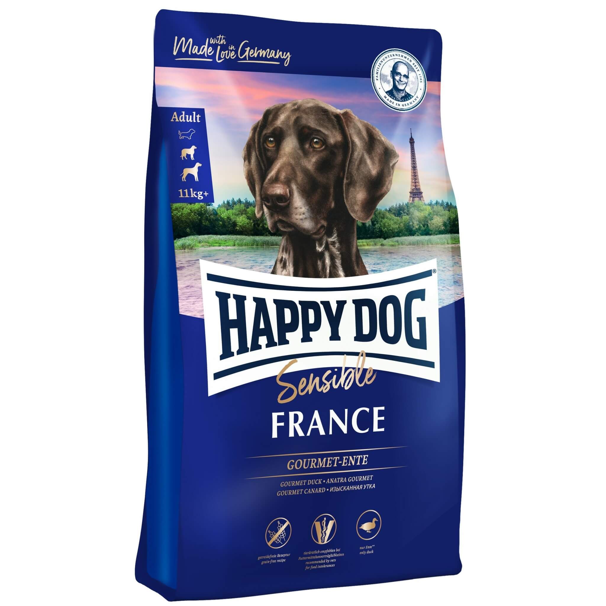 Happy Dog France - Grain-free food with duck 11kg