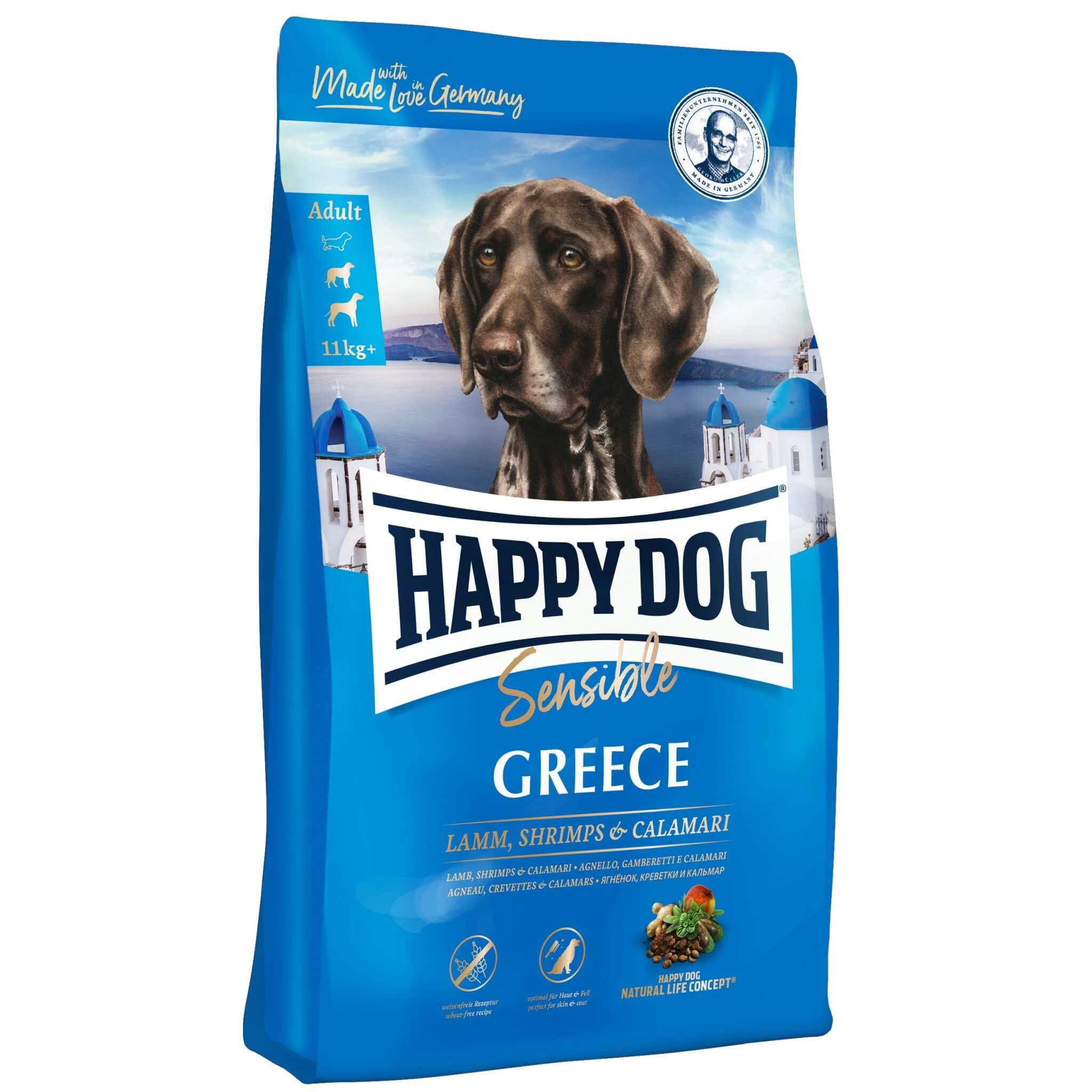 Happy Dog Sensible Greece – lamb, shrimp and squid 1kg