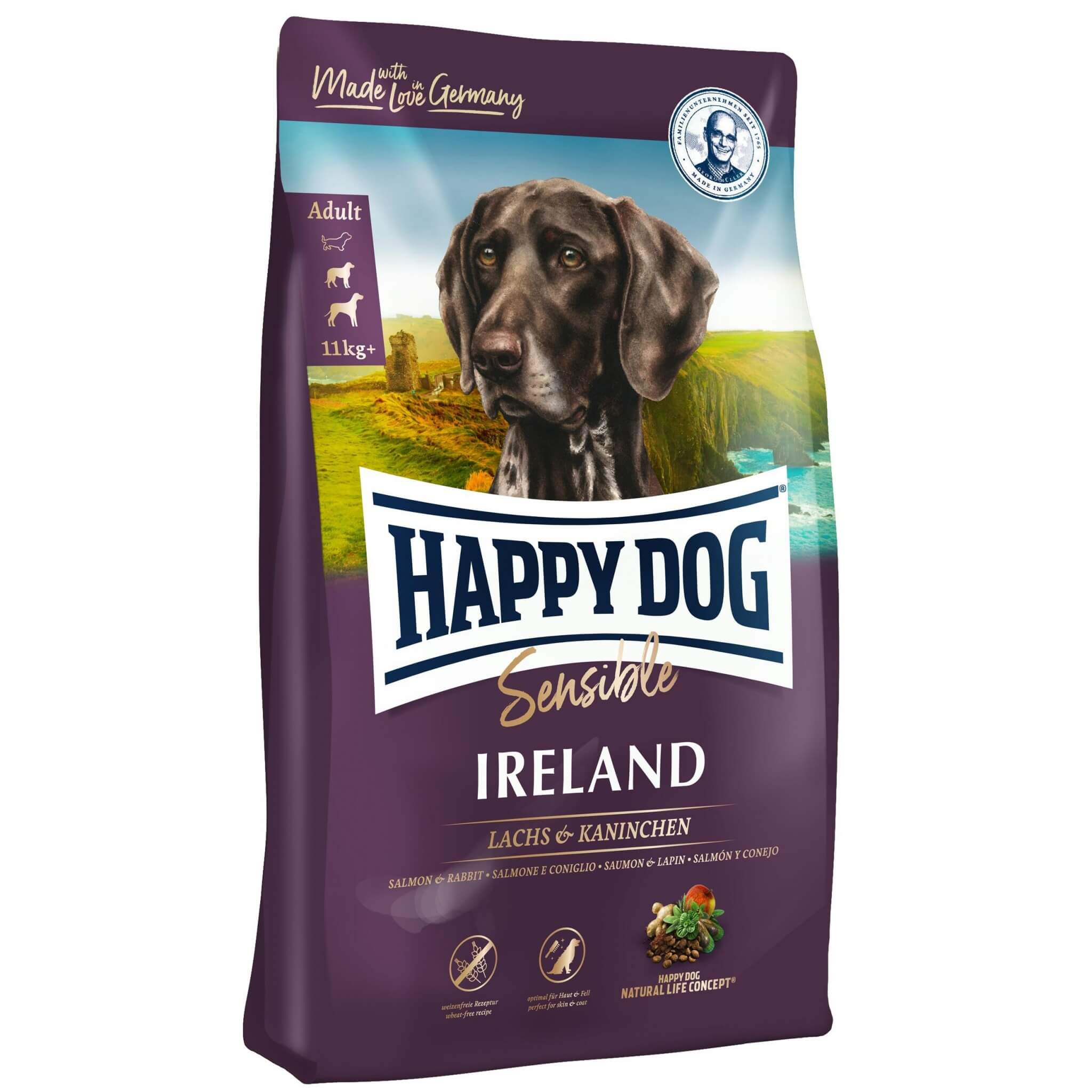 Happy Dog Irland - Lachs und Kaninchenfutter