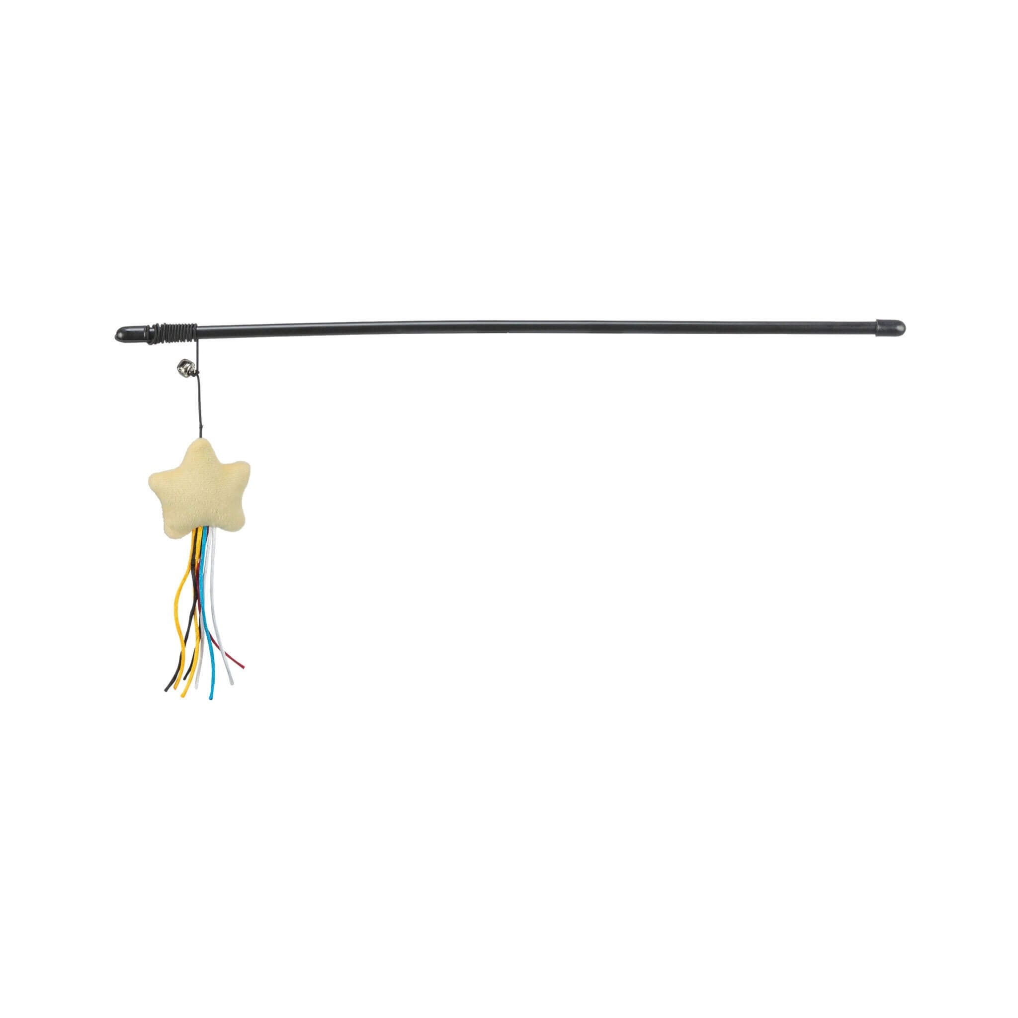 Une tige pour un chat avec un astérisque et une cloche - 46 cm